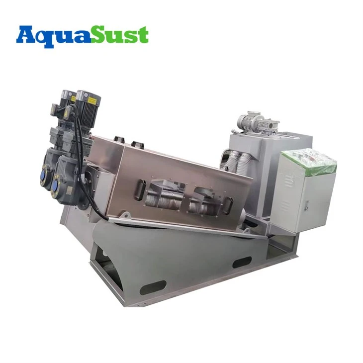 screw press sludge dewatering machine 202