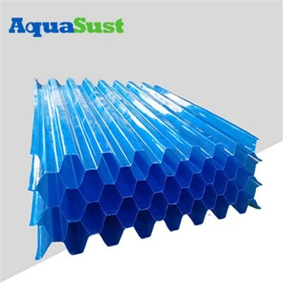PP PVC 1m*1m Honeycomb Tube Settler Συσκευασία για καθαρισμό λυμάτων